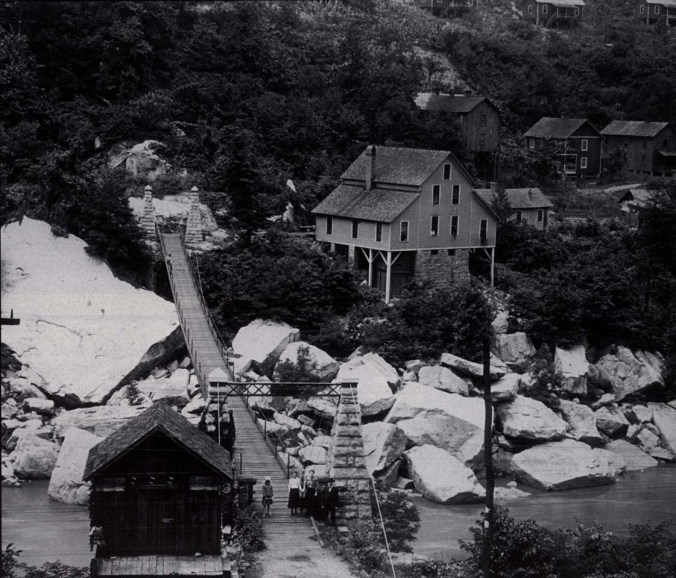 Nutallburg, WV in its hey-day (photo courtesy of NPS.gov)