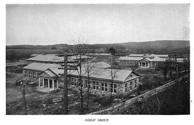 The girls' campus, 1922