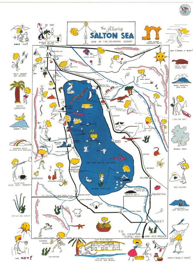 The area isn't as bustling as this map might suggest.